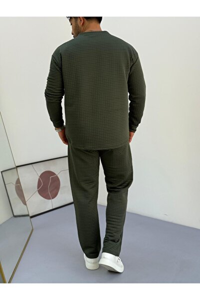 HIRSCH Checkered Quilted Top and Bottom Set