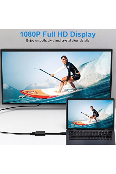 007 USB 3.0 to HDMI Adapter, FHD 1080P for PC/Laptop/Projector/HD TV, Windows & macOS Compatible