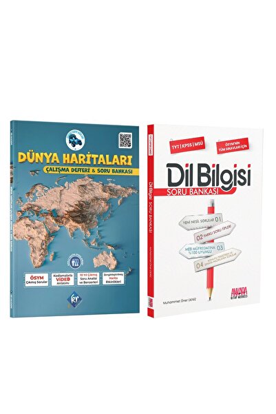 Ankara Kitap Merkezi KR Coğrafyanın Kodları Dünya Haritaları Çalışma Defteri ...
