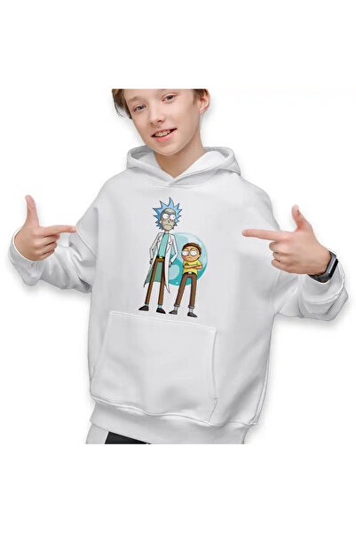 OEM Παιδικό Φούτερ Rick and Morty για Αγόρια
