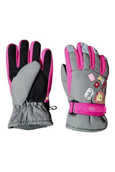 Aware Time Kitti 4-8 Years Old Girls' Snow Ski Gloves
