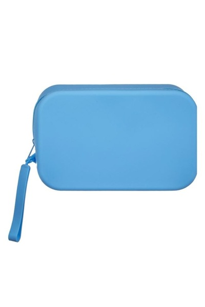 ANTBRO Tub Pencil Case, Silicone 18x7x13 cm with Handle - Modern, Spacious