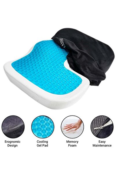 OHW عصص مع وسادة مقعد من الفوم مع جل على شكل حرف U للراحة والتبريد