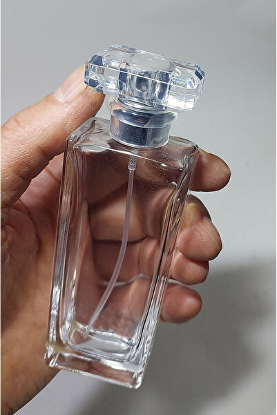 Paradise 1 Adet Cam Yeniden Doldurulabilir Sprey Kolonya Parfüm Şişesi 50 ml - Boş Şişe gold renk spreyli