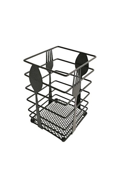 ANTBRO Suport pentru tacâmuri din metal cromat, 10,6 x 10,6 x 17,4 cm