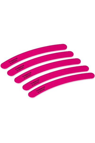 easyCTRL Σετ 5 Επαγγελματικών Λιμών Νυχιών, Λεπτόκοκκο 240/240, Μπανάνα, Φούξια