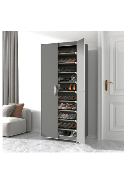 Ch 10-Tier Multi-Layer Fabric Shoe Rack - Stylish Organizing Cabinet for All Your Shoes