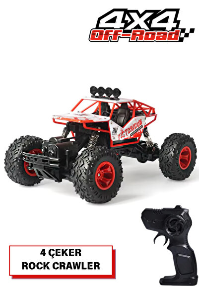giffy Oyuncak 4x4 Uzaktan Kumandalı Rock Crawler Off Road Aracı 4 Çeker Şarjlı 20 Dk Kullanım
