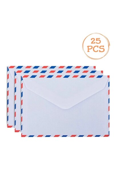 OEM Plicuri pentru corespondență aeriană 11,4x16,2 cm - 25 buc
