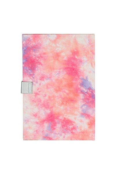 ANTBRO A5 Notebook – Pink Tie Dye Cover with Silver Foil Stars – 80 Sheets – Staple