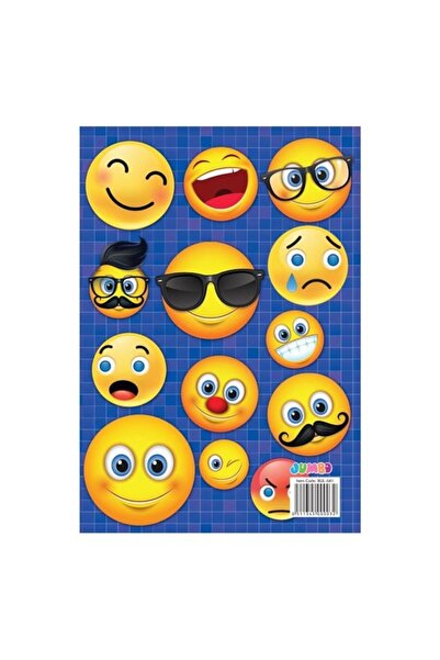 ANTBRO A5 Notebook with Large Squares Antbro, Emoji Cover, 40 Sheets, ideal for school and office