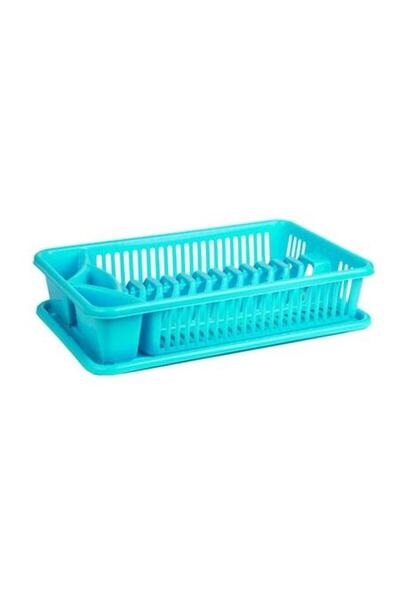 ANTBRO suport pentru vase cu tavă, plastic, albastru, 43 x 26,5 cm
