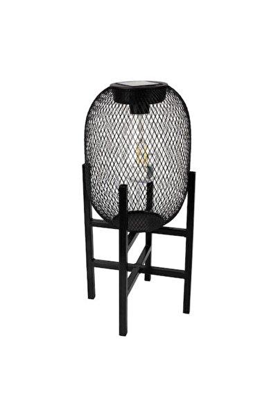 ANTBRO Black Solar Table Lamp with Mesh and Bulb, 15x36 cm - ANTBRO®