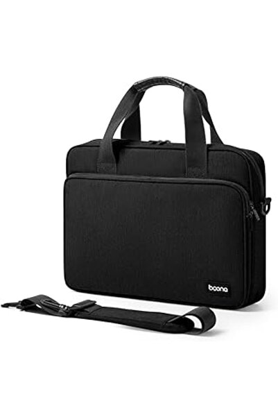 Boona 15.6-inch Laptop Shoulder Bag for Men (Black)
