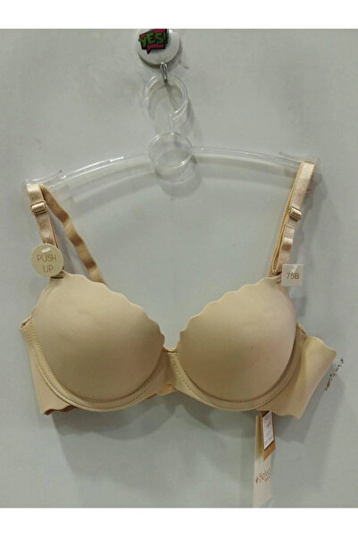 Belvü Women's Push up Laser Cut Hand Supported Skin Bra