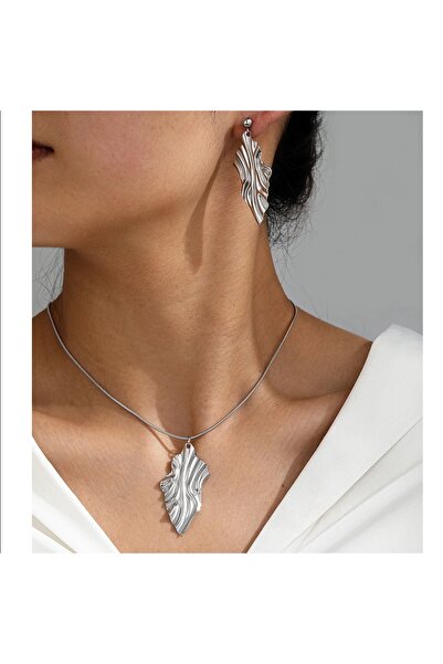 KEVSA Jewelry Set colier și cercei din oțel inoxidabil - LPD1364