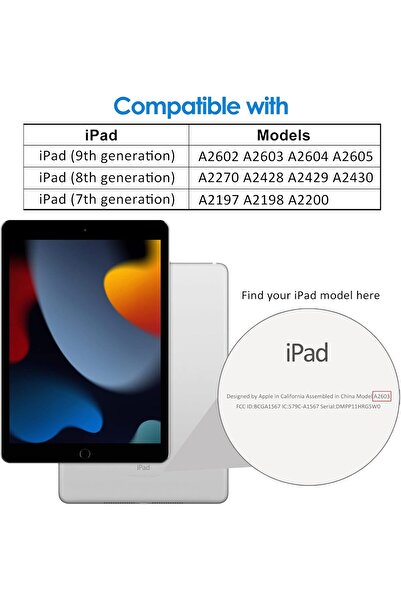 JETech Tempered Glass Screen Protector for iPad 10.2 (2019/2020/2021) - 2-Pack, Clear