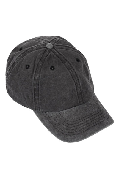 OEM - Șapcă neagră din bumbac cu etichetă NYC pentru bărbați