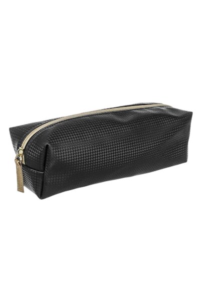 OEM Penar tubular, piele artificială, 23x7.5x6.5cm, negru