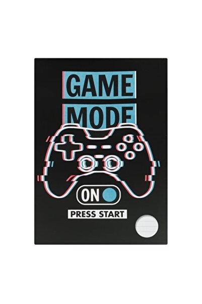 ANTBRO Student Notebook A4 Dictando 40 Sheets, 'Game Mode On' Gamer Cover -