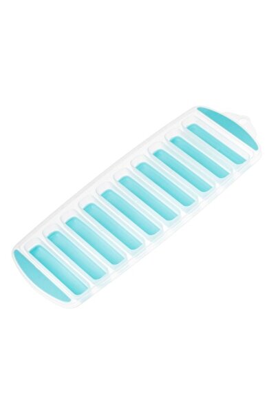 ANTBRO ® mold for 10 ice sticks with light blue silicone base