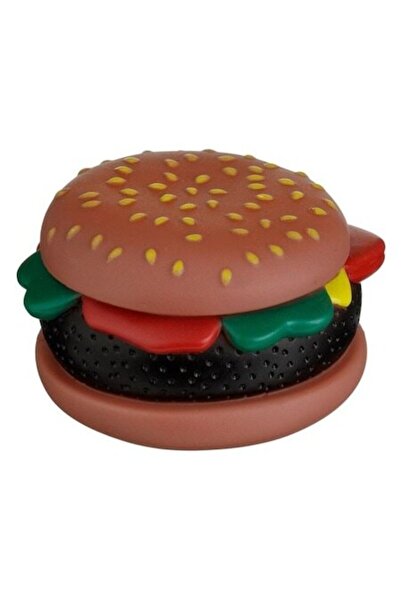 ANTBRO Jucărie Hamburger cu Sunet pentru Câine 9cm -
