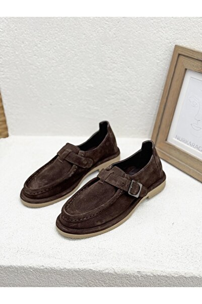 NUR KARACA 25Y40228 PANTOFI MOCASSIN DIN PIELE VERIGĂ CU DETALII CU CATARAMĂ