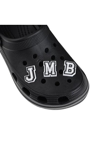 ANTBRO Accesorii decorative pentru saboți cu litere și # Alb/Negru — Personalizați și decorați Crocs (ANTBRO®)