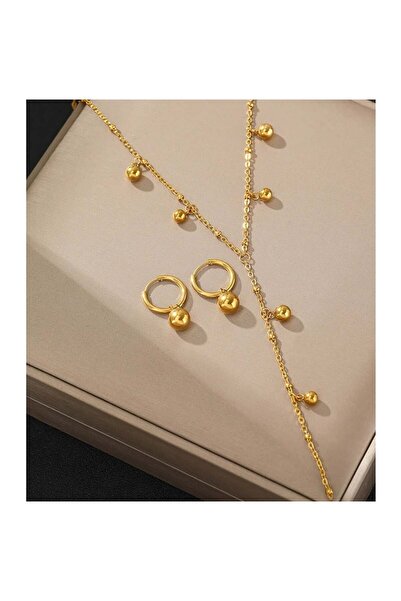 KEVSA Jewelry Set colier și cercei din oțel inoxidabil - LPD1355