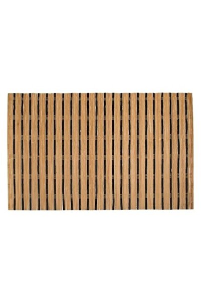 ANTBRO ® Bamboo Placemat Beige with Black Stripes – 45x30 cm – and Elegant Ta...