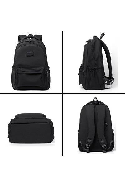 Qiccijoo حقيبة ظهر للسفر للكمبيوتر المحمول مقاس 17 بوصة - حقيبة متينة مضادة للسرقة للجنسين، مناسبة للأعمال والمدرسة