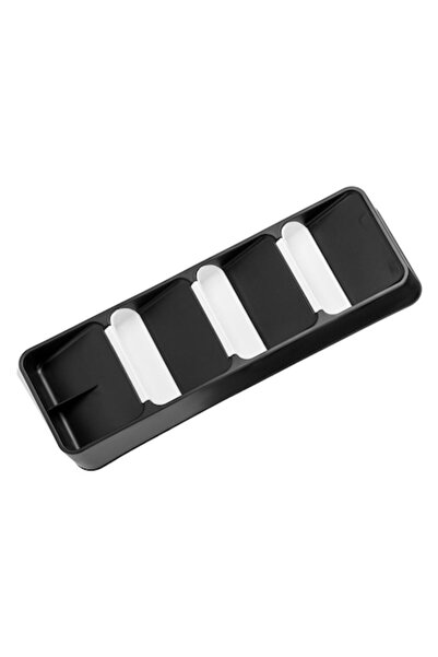 ANTBRO Organizator sertar tacâmuri, negru, 12,5 x 38,5 x 5 cm
