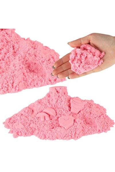 OEM Sensory sand for children 1 kg in pink bag