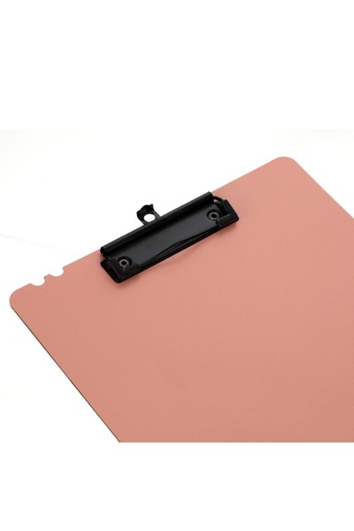 ANTBRO Clipboard A4 - Raspberry Pink Cardboard with Black Metal Clip