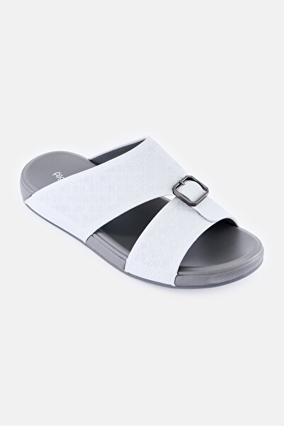 Algspar صندل عربي رجالي سهل الارتداء، رمادي فاتح