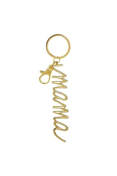 OEM Breloc, Metal, Auriu, „Mama”, 9,5 cm