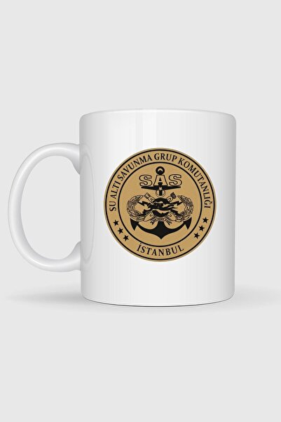 Bahriyeli Collection Underwater Defense Group Command Sas Designed Mug Cup