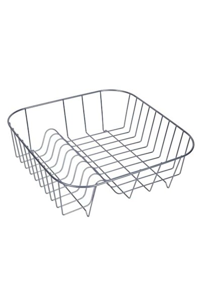 OEM Suport pentru scurgător de vase, metal, 9 sloturi, 34x34x10,5 cm, argintiu