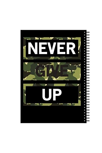 ANTBRO A4 Mathematics Notebook – Camouflage Cover, Spiral, 3 Subjects, 96 Sheets