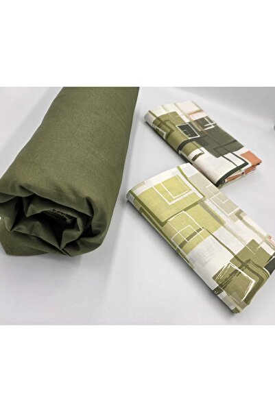 pınarhome collectıon 100% COTTON FABRIC RUBBERED SHEET+PILLOW CASE CORNER DEEP 28-30 CM SOFT FABRIC NEW SEASON