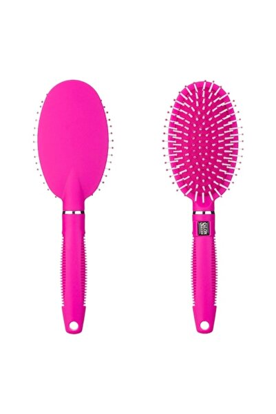 OEM Πλαστική βούρτσα μαλλιών σε χρώμα φούξια