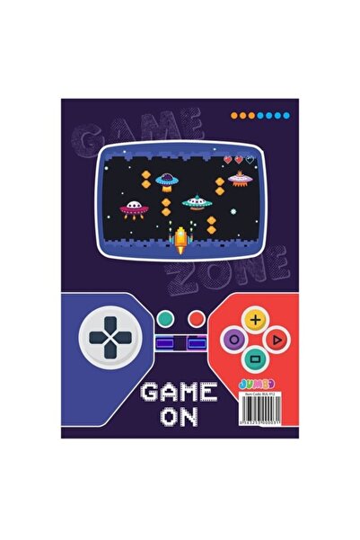 ANTBRO A5 Notebook, 40 Sheets, Dictando Ruling, Colorful Gamepad Cover