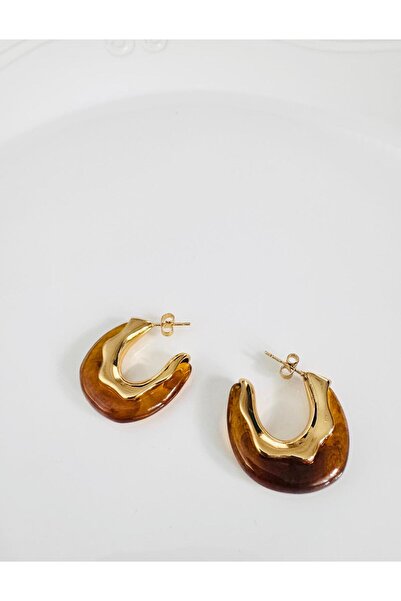 DEVİ fashion Steel Hoop Vintage Earrings 3 cm