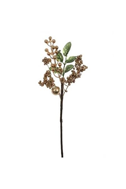 ANTBRO Ornament de Crăciun - Crenguță Aurie, 42 cm
