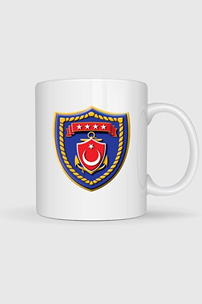 Bahriyeli Collection Turkish Navy Badge Design Mug