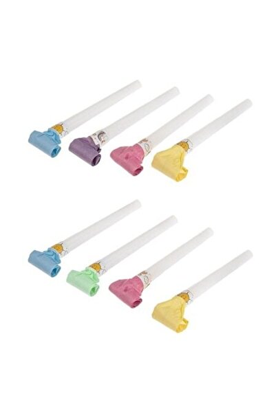 ANTBRO Set de 8 suflante de petrecere Antbro® cu model curcubeu și soare în c...