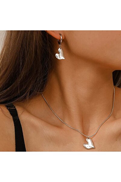 KEVSA Jewelry Set colier și cercei din oțel inoxidabil - LPD1382