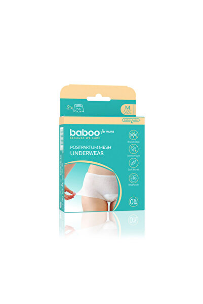 Baboo Postnatal Mesh Panties Set - 2 Pieces, Size M