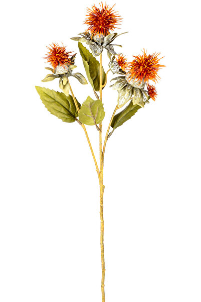 Herdekora Yapay Bitki Dikenli Turuncu 56 Cm.