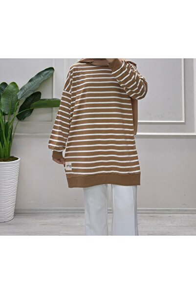moda acar Striped Two-Ply Sweat